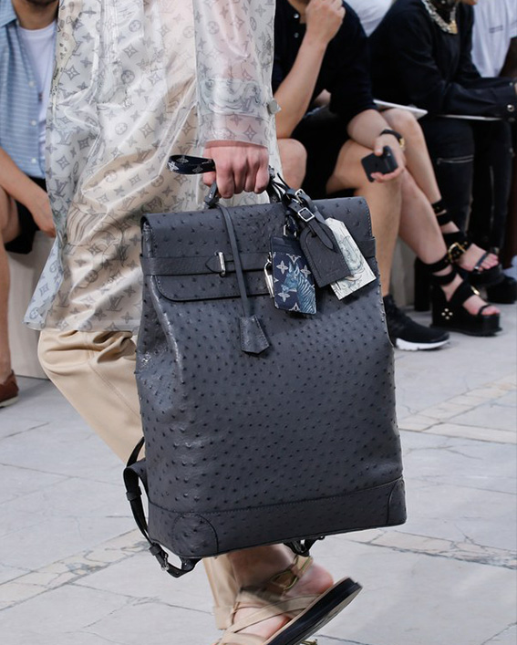 Chapman brothers lion messenger leather travel bag Louis Vuitton