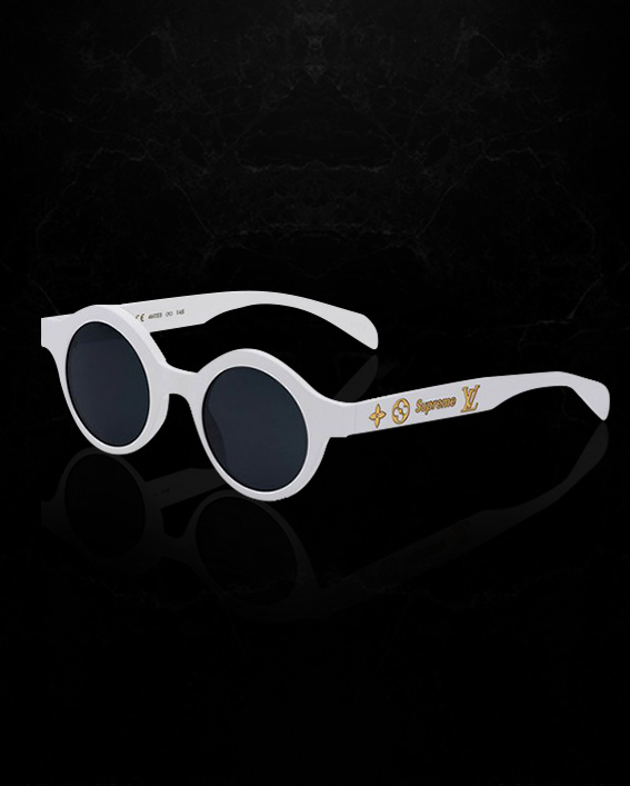 Supreme x Louis Vuitton Downtown Sunglasses White